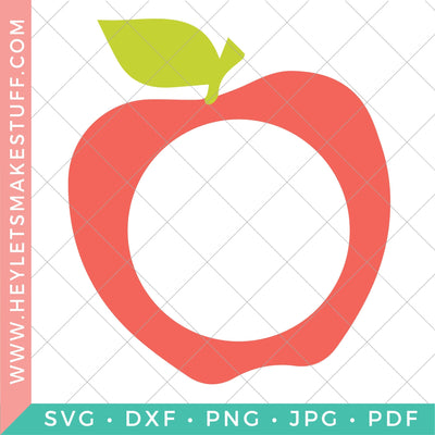 Apple Monogram SVG Hey Let's Make Stuff 