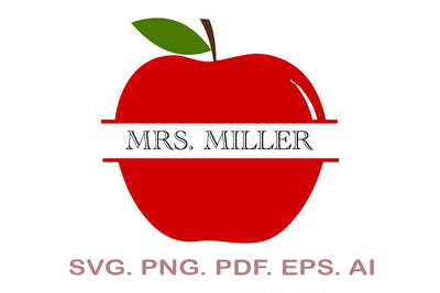 Apple Monogram Svg, Split Apple SVG, Apple Svg, Apple Clip Art SVG MagicDesignUS 