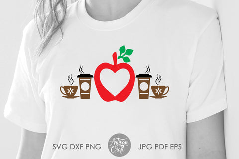 Apple monogram SVG, split monogram svg Sublimation Artisan Craft SVG 