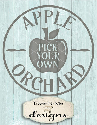 Apple Orchard - Cutting File SVG Ewe-N-Me Designs 