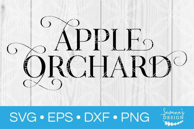 Apple Orchard SVG SavanasDesign 