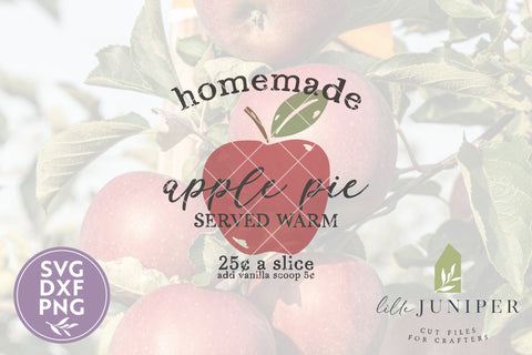 Apple Pie Sign | Fall Sign SVG | Apple SVG SVG LilleJuniper 