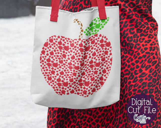Apple - School - Teacher Svg SVG Crafty Mama Studios 