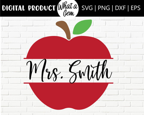 Apple SVG | Back to school SVG | Teacher SVG | Teacher Gift | Fall svg | School svg | last day of school | first day of school | gift teach SVG What A Gem SVG 