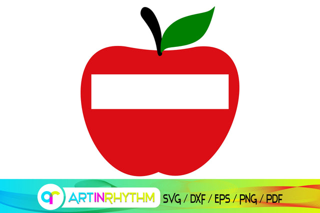 Apple svg , monogram svg SVG Artinrhythm shop 