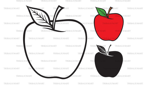 Apple SVG TribaliumArtSF 