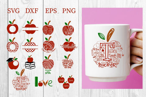 Apple Teacher svg bundle SVG dadan_pm 
