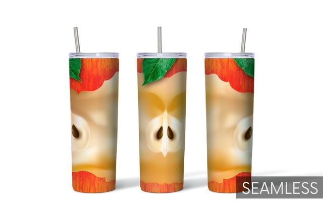 Apple Tumbler Sublimation Sublimation SvgOcean 