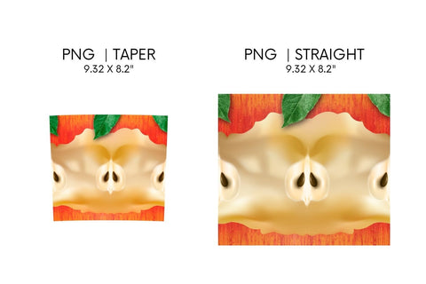 Apple Tumbler Sublimation Sublimation SvgOcean 