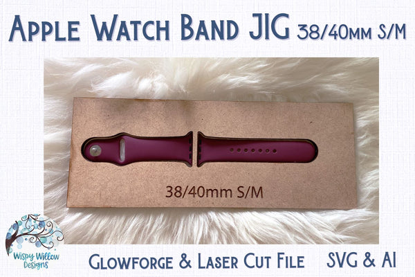 Silicone Watch Band Jig | Digital File | Engraving Alignment | Laser  Cutting File | SVG