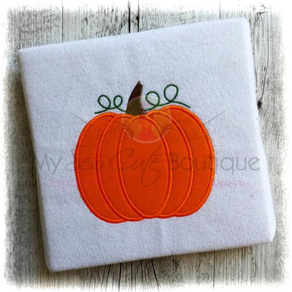 Applique Pumpkin - Machine Embroidery Design - 10 Sizes - Instant Download Embroidery/Applique My Sew Cute Boutique 