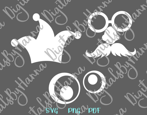 April Fools Day SVG, PNG, DXF, PDF, JPG SVG Digitals by Hanna 