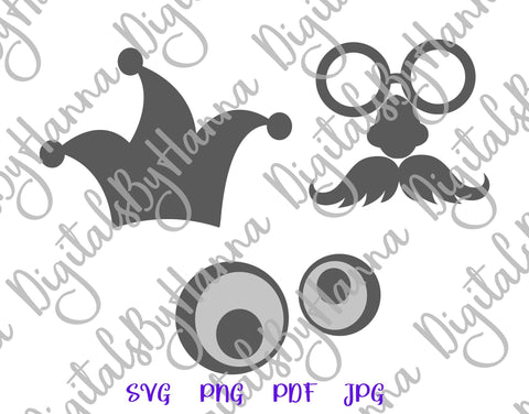 April Fools Day SVG, PNG, DXF, PDF, JPG SVG Digitals by Hanna 