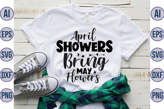 April Showers Bring May Flowers svg SVG orpitasn 