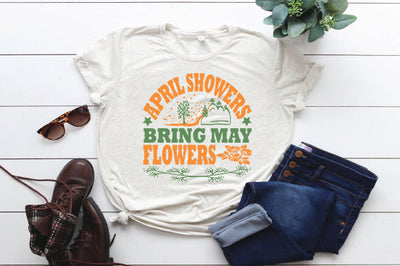 April Showers Bring May Flowers SVG thesvgfactory 
