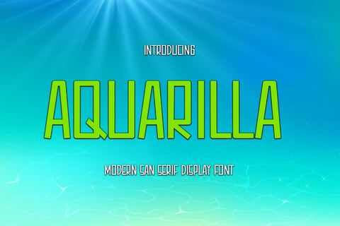 Aquarilla Font Supersemar Letter 