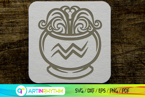 Aquarius Zodiac sign svg SVG Artinrhythm shop 