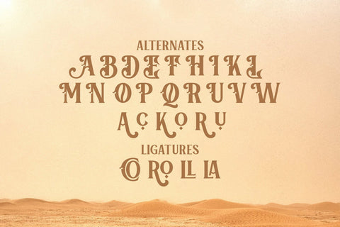 Aquero - Victorian Decorative Font Font StringLabs 