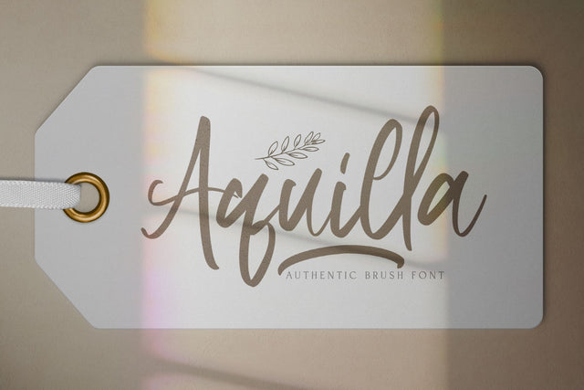 Aquilla - Brush Script Font Font StringLabs 