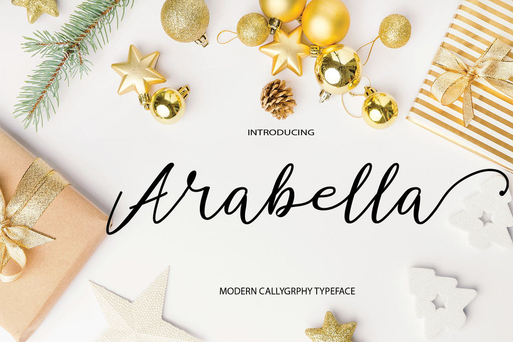 Arabella Lettering Arabella Script - So Fontsy