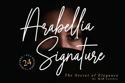 Arabellia Signature Font MJB Letters Studio 