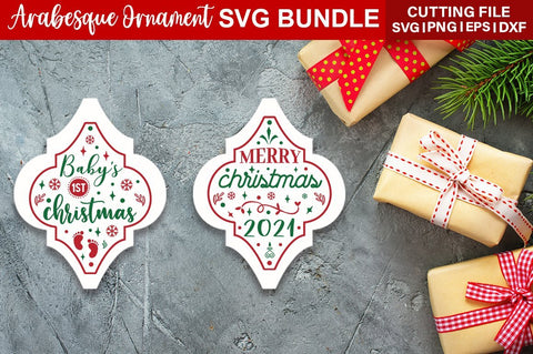 Arabeque Ornament SVG Bundle.onogram Sign SVG, Laser cut files for Glowforge, SVG Designangry 