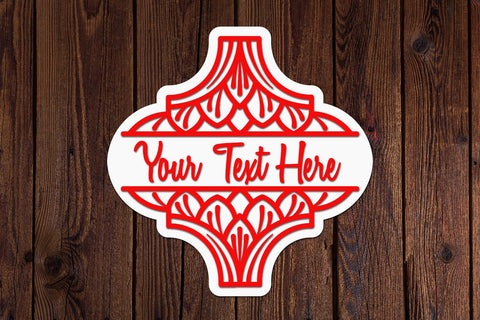 Arabesque Christmas Ornament SVG, Arabesque svg SVG dadan_pm 