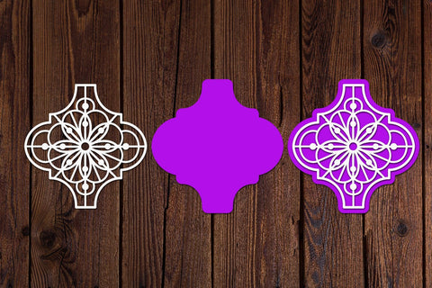 Arabesque Christmas Ornament SVG, Arabesque svg SVG dadan_pm 