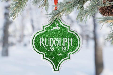 Arabesque Christmas Ornament SVG Bundle | Reindeer Ornament SVG SVG B Renee Design 