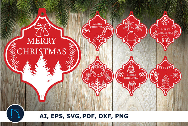 Arabesque Christmas ornament SVG BUNDLE SVG MD JOYNAL ABDIN 