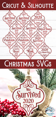 Arabesque Christmas Ornament SVG Bundle SVG Wispy Willow Designs 