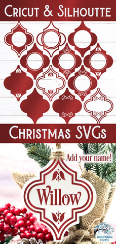 Arabesque Christmas Ornament SVG Bundle Vol 2 SVG Wispy Willow Designs 