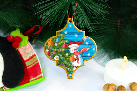 Arabesque Christmas ornaments | Arabesque sublimation Sublimation Svetana Studio 