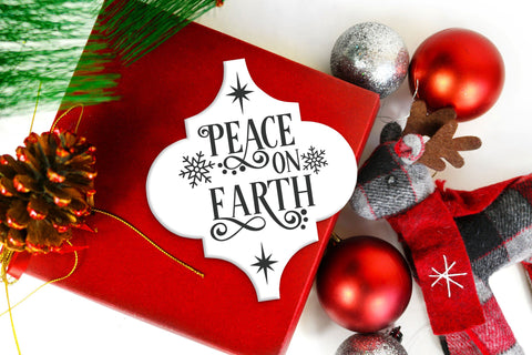 Arabesque Christmas Ornaments Bundle - SVG, PNG, DXF, EPS SVG Elsie Loves Design 
