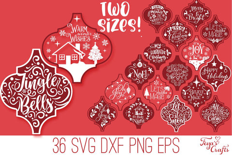 Arabesque Christmas SVG Quotes Pack SVG Feya's Fonts and Crafts 