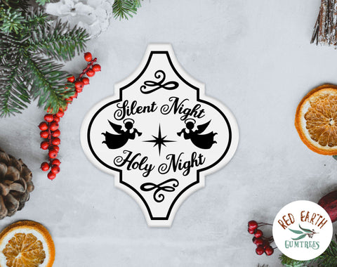 Arabesque Christmas tile ornament bundle SVG,nativity,gnome SVG Redearth and gumtrees 