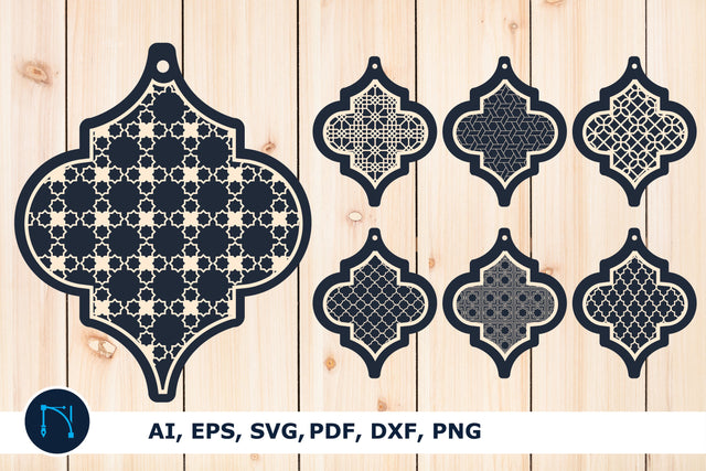 Arabesque Lantern Tile Mandala Bundle SVG MD JOYNAL ABDIN 