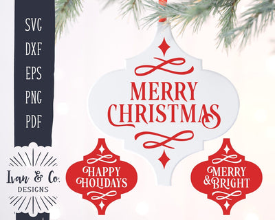 Arabesque Ornament Mini SVG Bundle | Arabesque Tile | Merry Christmas | Happy Holidays | Merry & Bright SVG Files (904558449) SVG Ivan & Co. Designs 