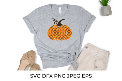 Arabesque Pumpkin. Fall decorations. Thanksgiving SVG SVG LaBelezoka 