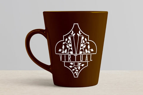 Arabesque Split Floral Alphabet A-Z svg eps ai png pdf SVG zafrans studio 