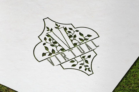 Arabesque Split Floral Alphabet A-Z svg eps ai png pdf SVG zafrans studio 