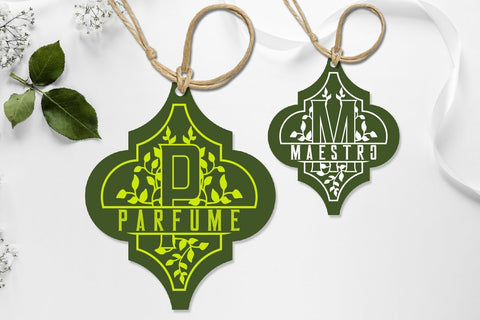 Arabesque Split Floral Alphabet A-Z svg eps ai png pdf SVG zafrans studio 