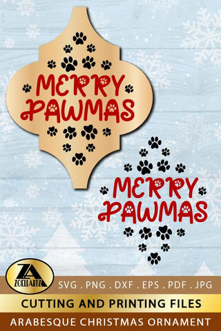 Arabesque SVG PNG DXF Animal Ornament SVG Christmas Ornament SVG zoellartz 