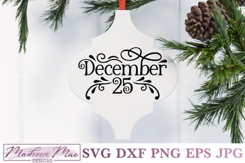 Arabesque Tile Christmas Ornament Bundle Vol 1 SVG Madison Mae Designs 