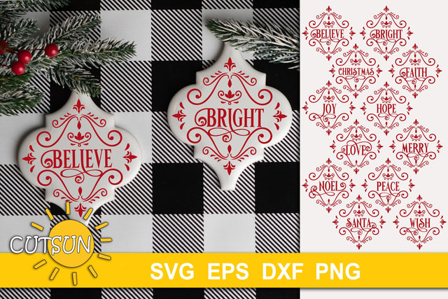 Arabesque Tile Ornament bundle SVG PNG EPS DXF SVG CutsunSVG 