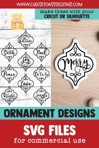 Arabesque Tile Ornament Bundle Vol 1 | Christmas SVG SVG Cheese Toast Digitals 
