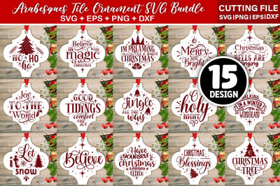 Arabesque Tile Ornament SVG Bundle SVG Designangry 
