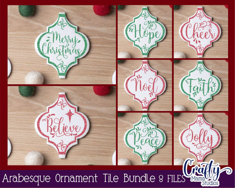 Arabesque Tile Ornament Svg - Christmas Ornament Bundle Svg SVG Crafty Mama Studios 