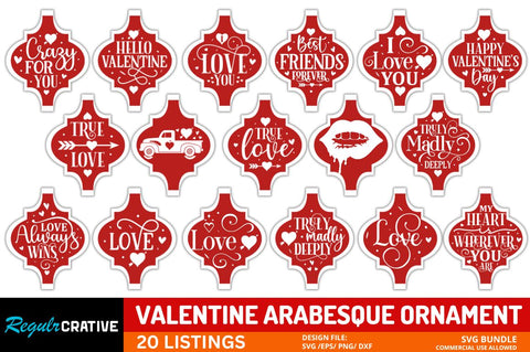 Arabesque Valentine Svg Bundle SVG Regulrcrative 
