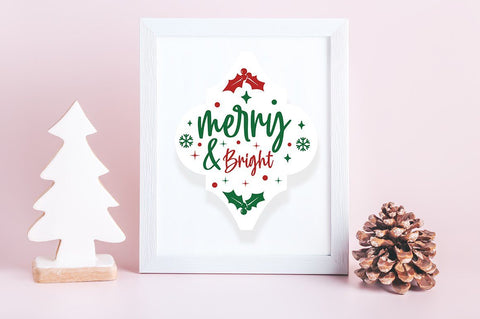 Arabesques Tile Ornament SVG Bundle.Merry Christmas, Monogram, Ornament SVGs, SVG Designangry 